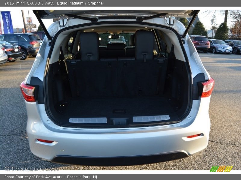 Liquid Platinum / Graphite 2015 Infiniti QX60 3.5 AWD