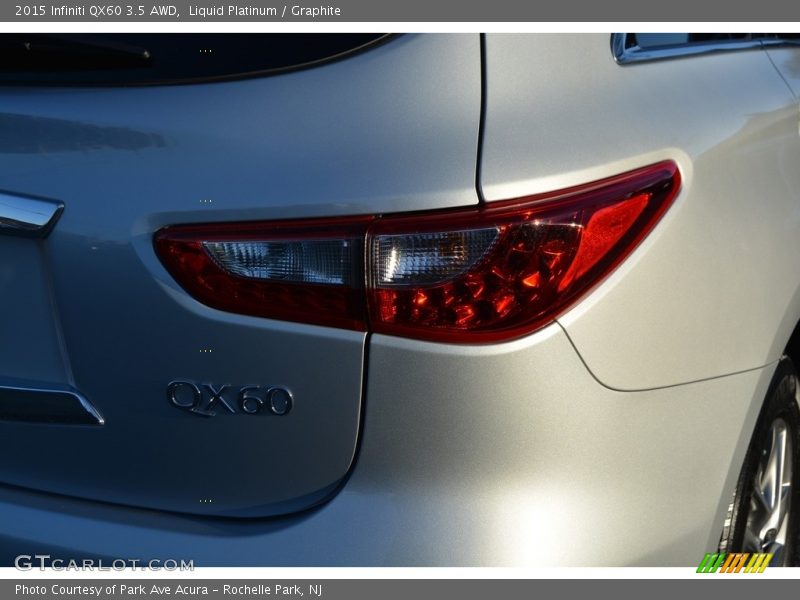 Liquid Platinum / Graphite 2015 Infiniti QX60 3.5 AWD