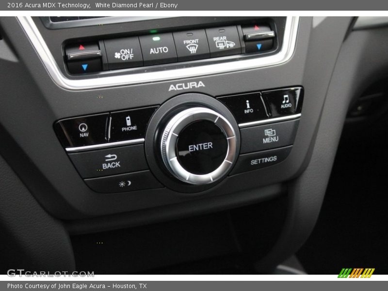 White Diamond Pearl / Ebony 2016 Acura MDX Technology