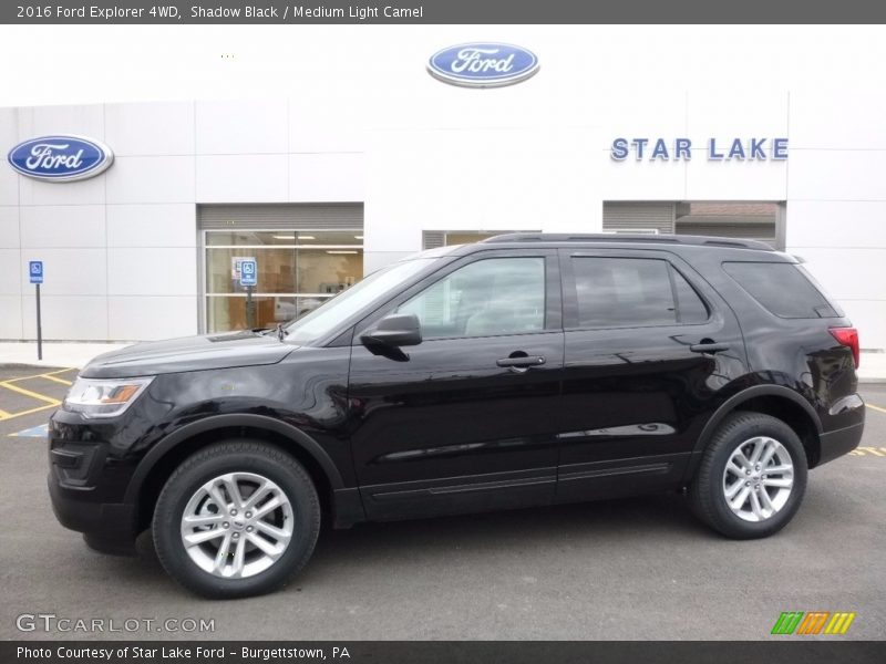 Shadow Black / Medium Light Camel 2016 Ford Explorer 4WD