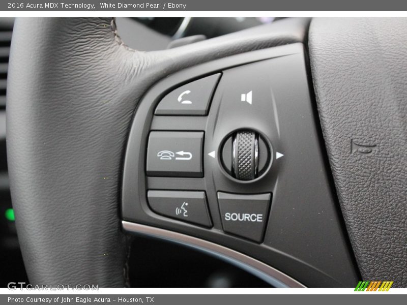 White Diamond Pearl / Ebony 2016 Acura MDX Technology