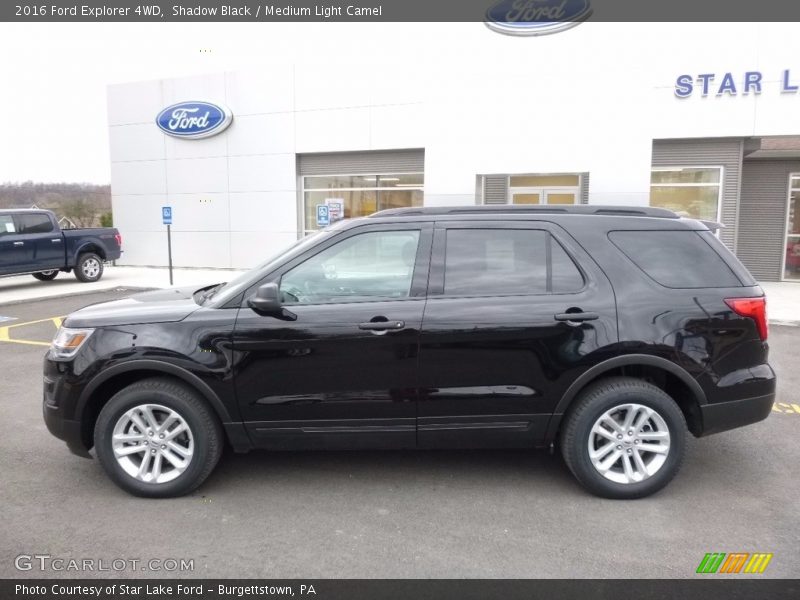 Shadow Black / Medium Light Camel 2016 Ford Explorer 4WD