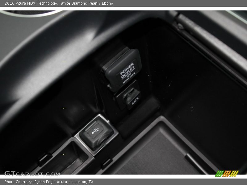 White Diamond Pearl / Ebony 2016 Acura MDX Technology