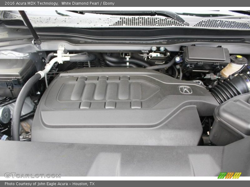 White Diamond Pearl / Ebony 2016 Acura MDX Technology