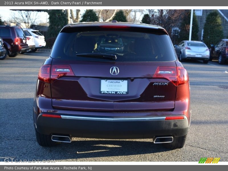 Dark Cherry Pearl / Parchment 2013 Acura MDX SH-AWD