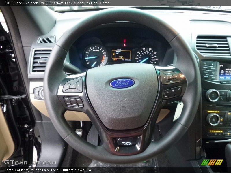 Shadow Black / Medium Light Camel 2016 Ford Explorer 4WD
