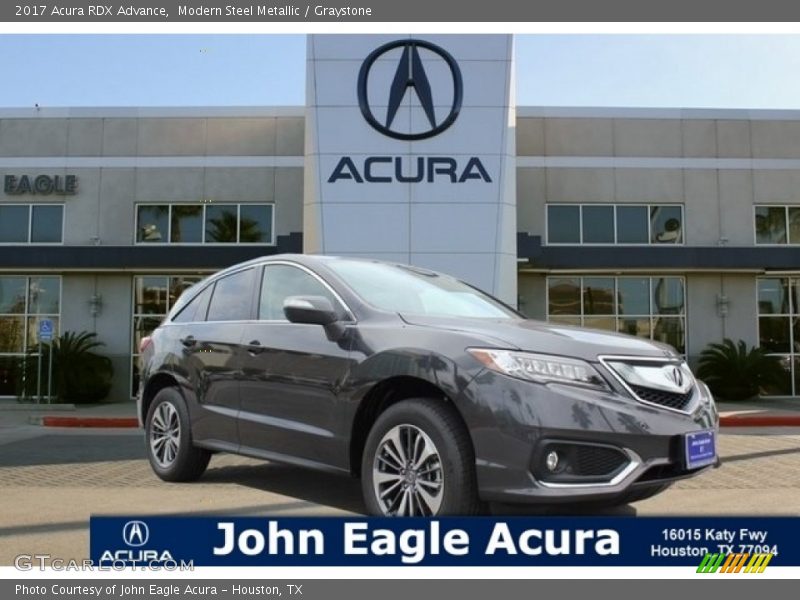 Modern Steel Metallic / Graystone 2017 Acura RDX Advance