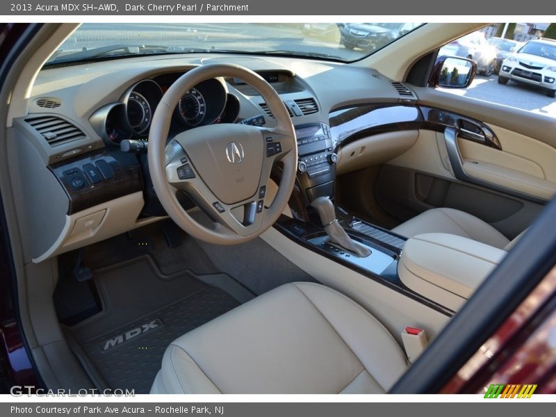 Dark Cherry Pearl / Parchment 2013 Acura MDX SH-AWD
