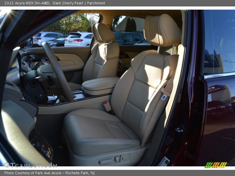 Dark Cherry Pearl / Parchment 2013 Acura MDX SH-AWD
