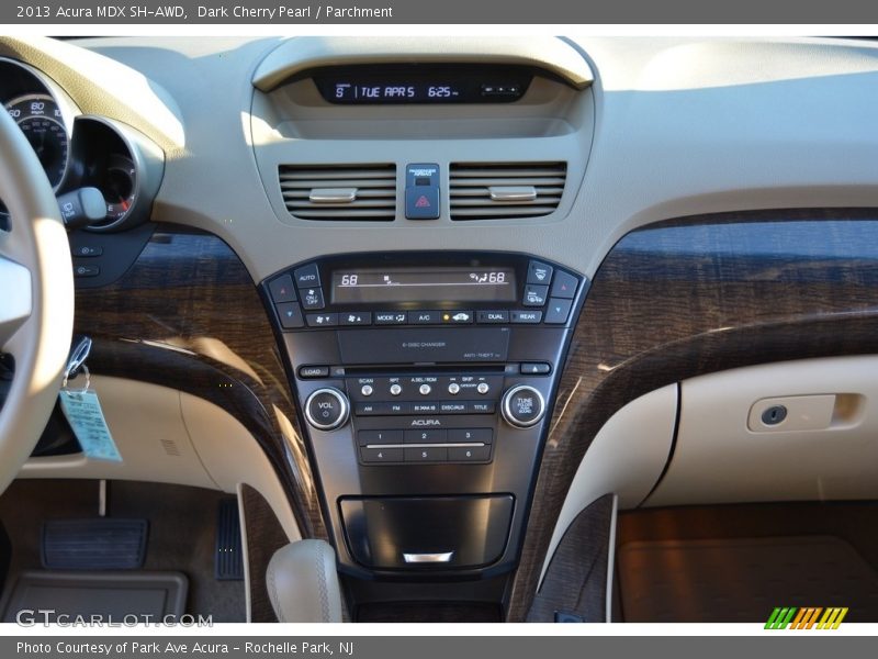 Dark Cherry Pearl / Parchment 2013 Acura MDX SH-AWD