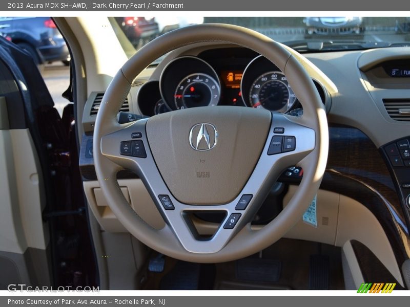 Dark Cherry Pearl / Parchment 2013 Acura MDX SH-AWD