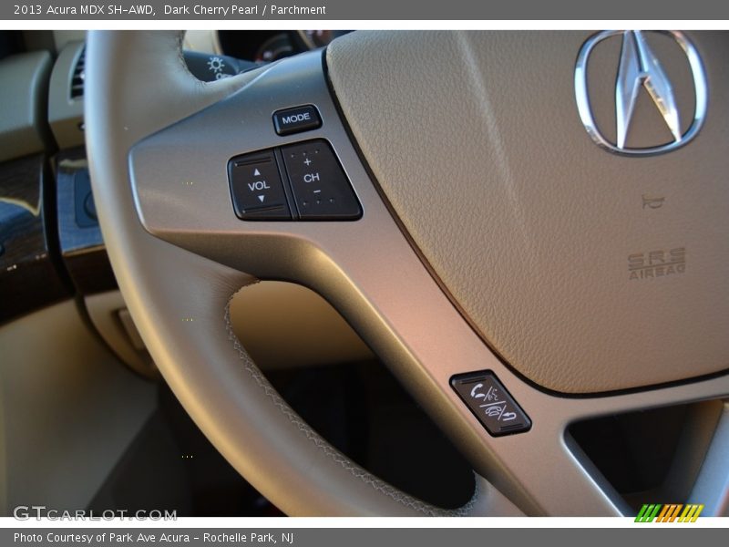 Dark Cherry Pearl / Parchment 2013 Acura MDX SH-AWD