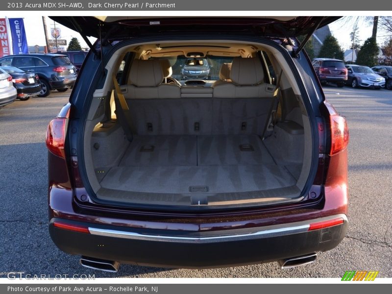 Dark Cherry Pearl / Parchment 2013 Acura MDX SH-AWD