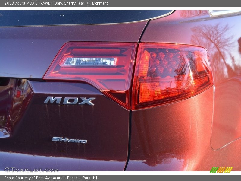 Dark Cherry Pearl / Parchment 2013 Acura MDX SH-AWD