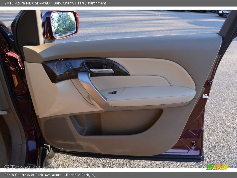 Dark Cherry Pearl / Parchment 2013 Acura MDX SH-AWD