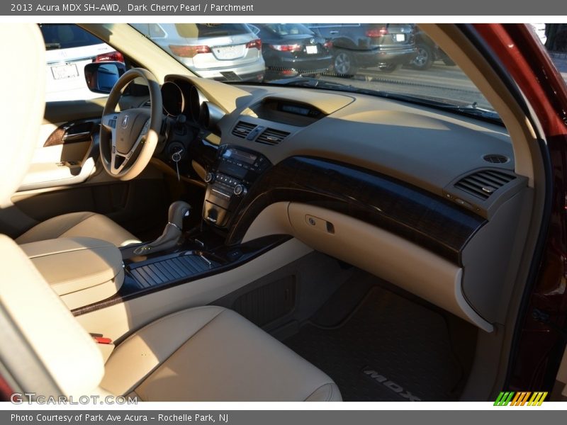 Dark Cherry Pearl / Parchment 2013 Acura MDX SH-AWD