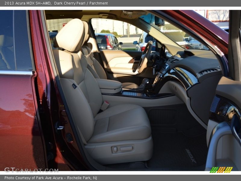 Dark Cherry Pearl / Parchment 2013 Acura MDX SH-AWD
