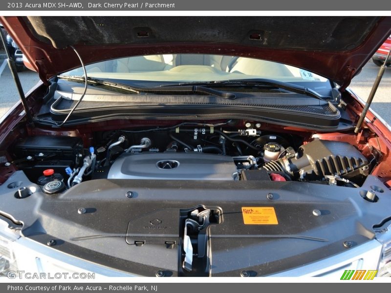 Dark Cherry Pearl / Parchment 2013 Acura MDX SH-AWD