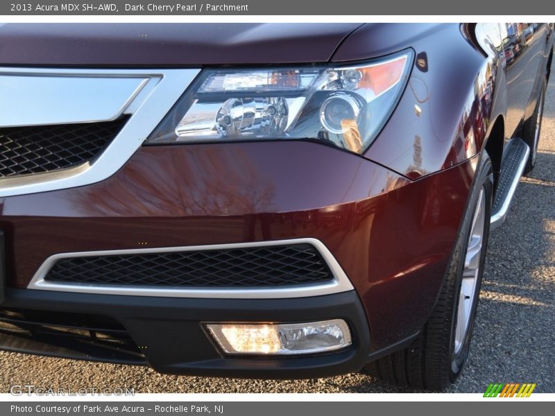 Dark Cherry Pearl / Parchment 2013 Acura MDX SH-AWD