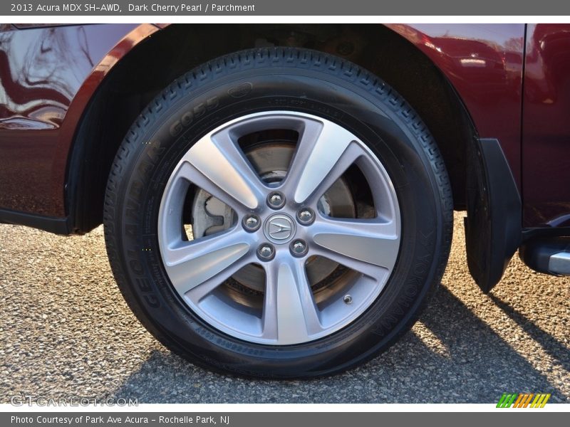 Dark Cherry Pearl / Parchment 2013 Acura MDX SH-AWD