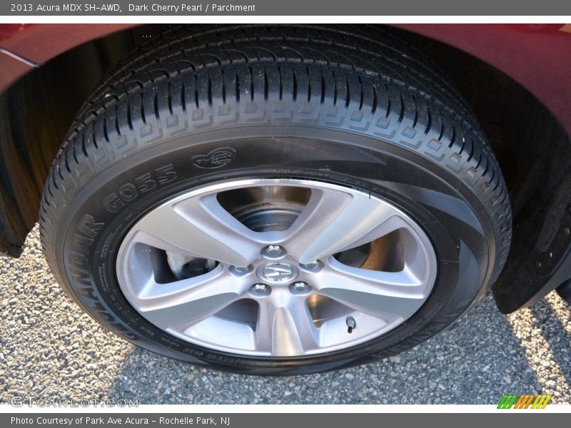 Dark Cherry Pearl / Parchment 2013 Acura MDX SH-AWD