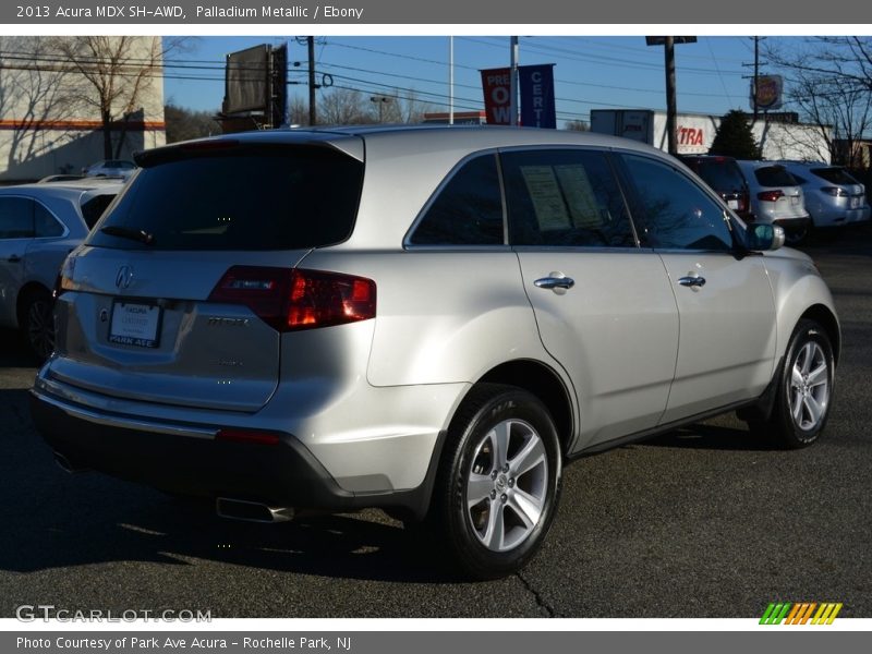 Palladium Metallic / Ebony 2013 Acura MDX SH-AWD