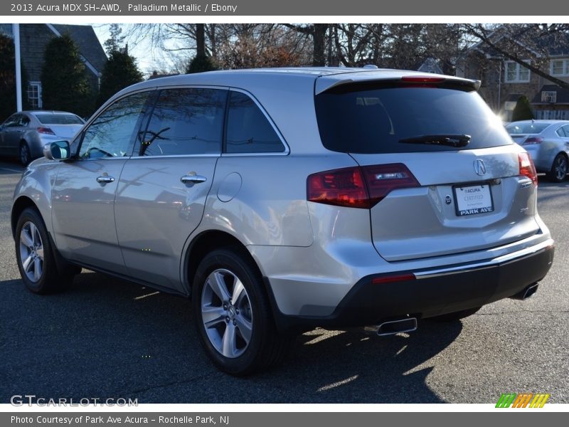 Palladium Metallic / Ebony 2013 Acura MDX SH-AWD