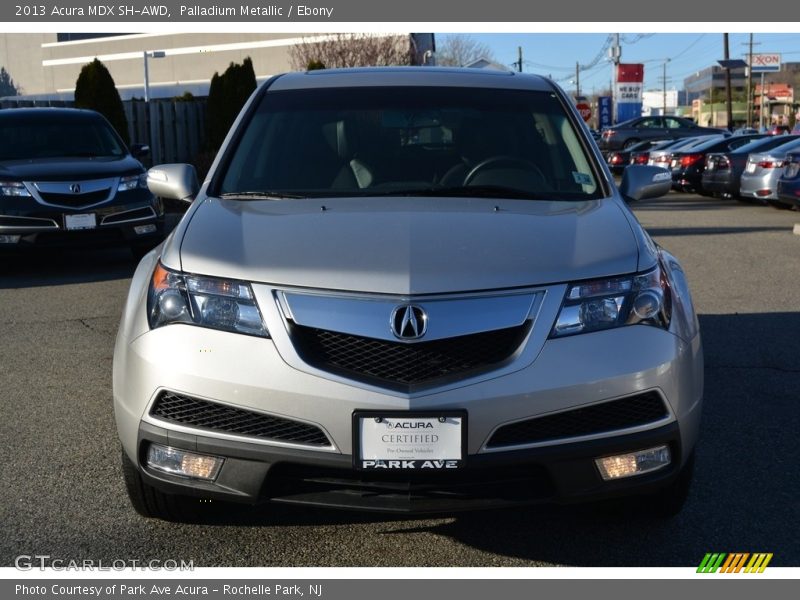 Palladium Metallic / Ebony 2013 Acura MDX SH-AWD