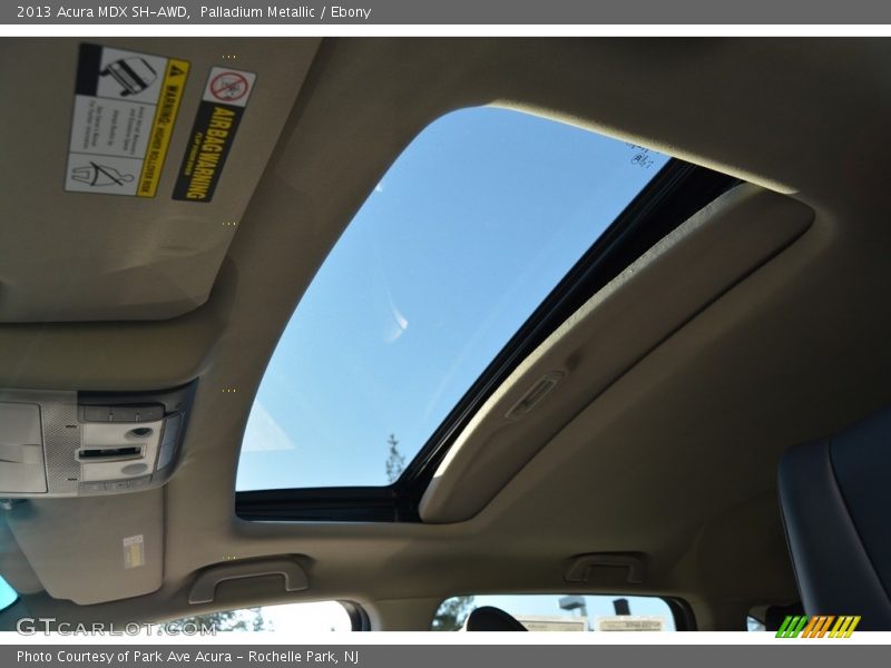 Palladium Metallic / Ebony 2013 Acura MDX SH-AWD