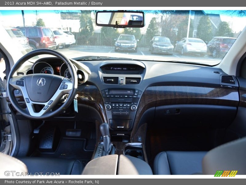 Palladium Metallic / Ebony 2013 Acura MDX SH-AWD