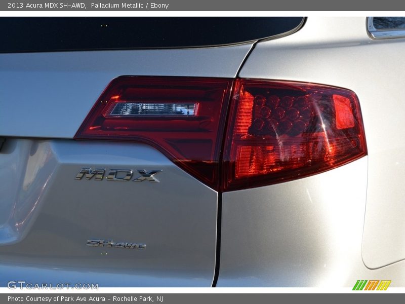 Palladium Metallic / Ebony 2013 Acura MDX SH-AWD
