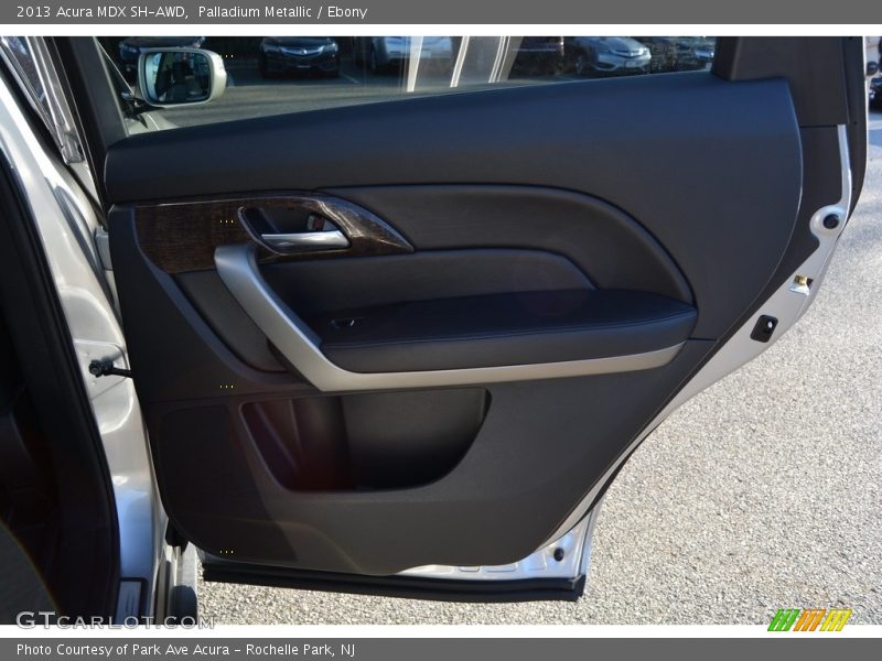 Palladium Metallic / Ebony 2013 Acura MDX SH-AWD