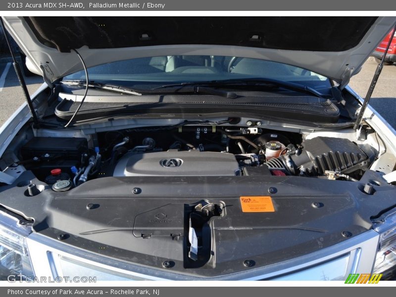 Palladium Metallic / Ebony 2013 Acura MDX SH-AWD