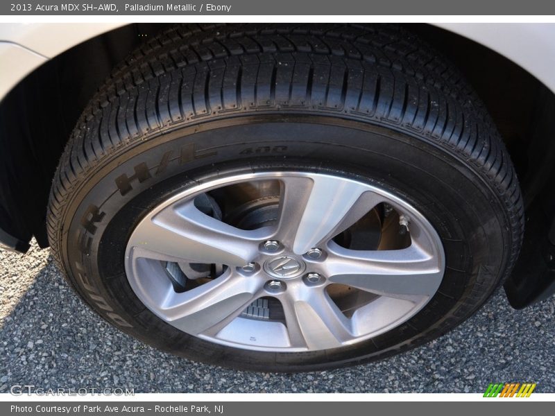Palladium Metallic / Ebony 2013 Acura MDX SH-AWD