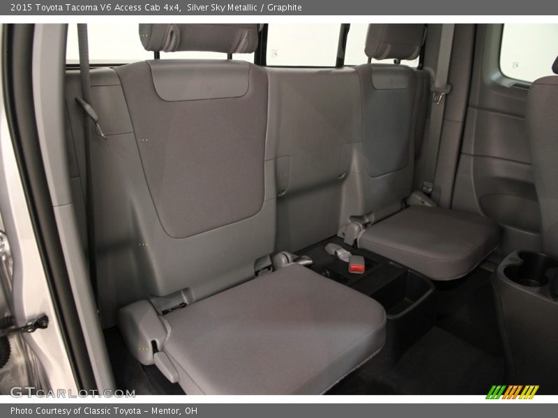 Silver Sky Metallic / Graphite 2015 Toyota Tacoma V6 Access Cab 4x4