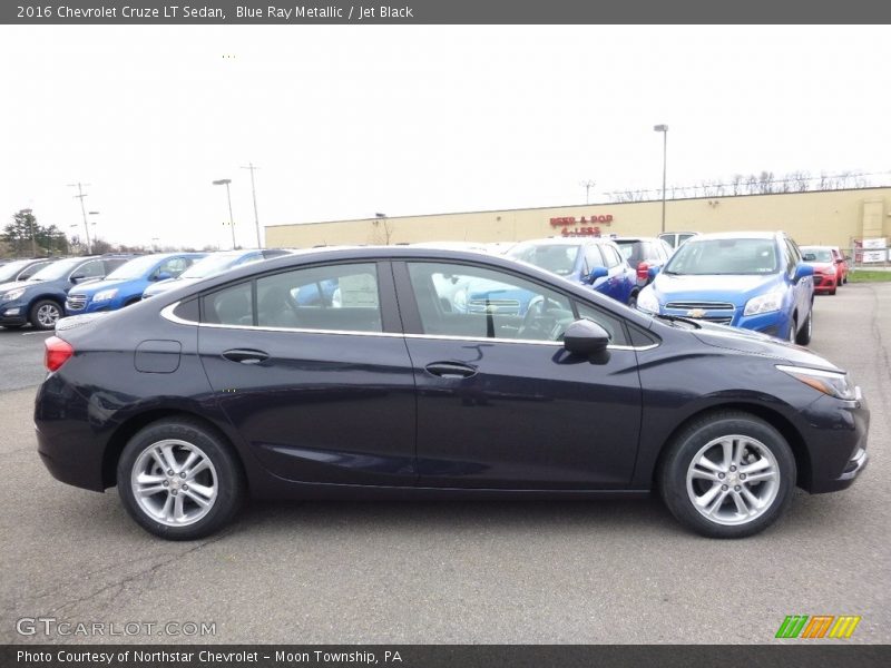 Blue Ray Metallic / Jet Black 2016 Chevrolet Cruze LT Sedan