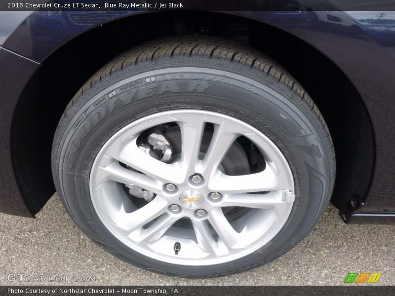 Blue Ray Metallic / Jet Black 2016 Chevrolet Cruze LT Sedan