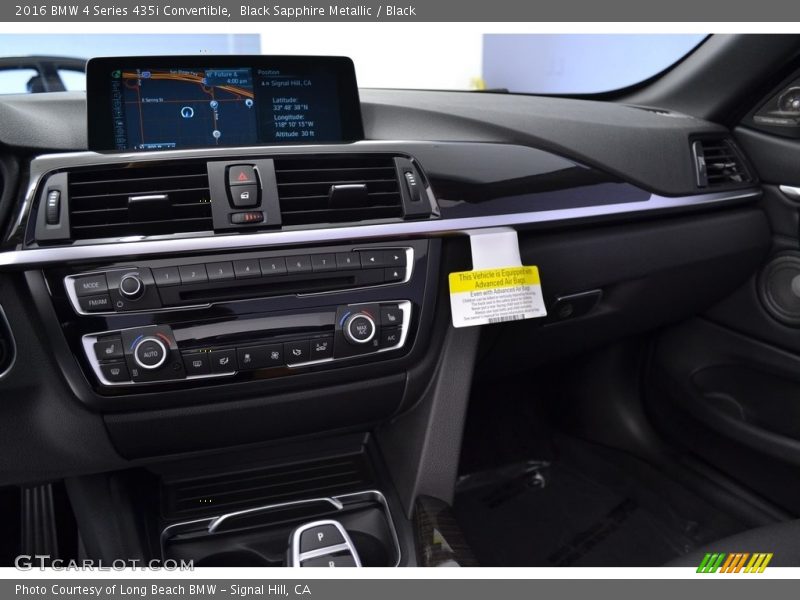 Black Sapphire Metallic / Black 2016 BMW 4 Series 435i Convertible