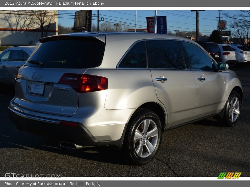 Palladium Metallic / Ebony 2013 Acura MDX SH-AWD