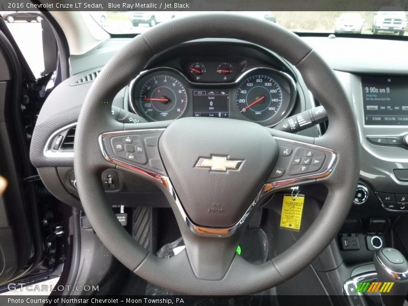 Blue Ray Metallic / Jet Black 2016 Chevrolet Cruze LT Sedan