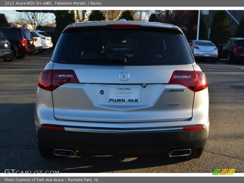 Palladium Metallic / Ebony 2013 Acura MDX SH-AWD