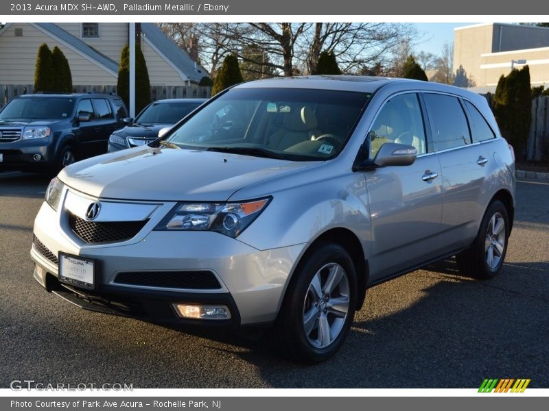 Palladium Metallic / Ebony 2013 Acura MDX SH-AWD