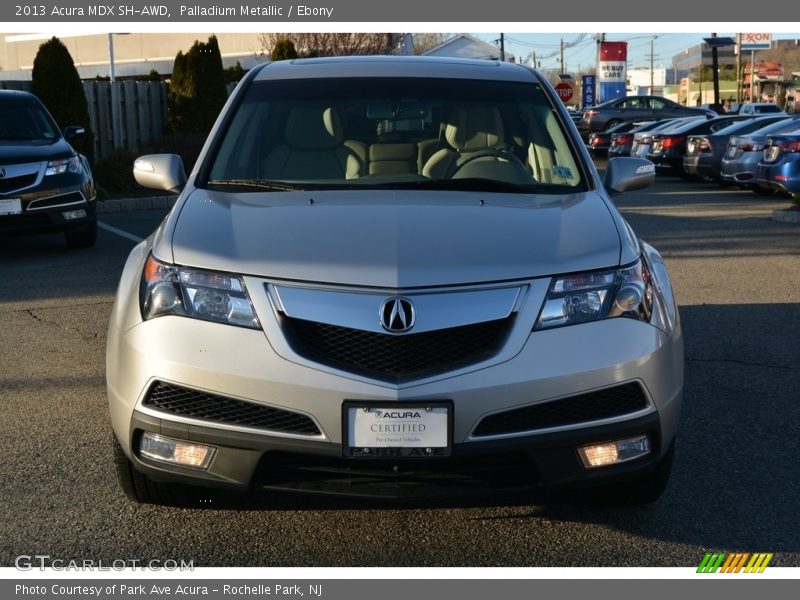 Palladium Metallic / Ebony 2013 Acura MDX SH-AWD
