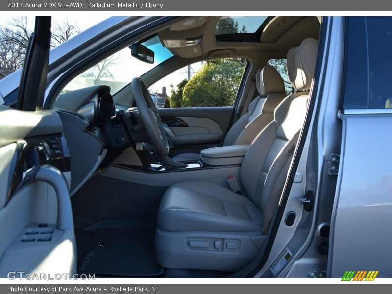 Palladium Metallic / Ebony 2013 Acura MDX SH-AWD