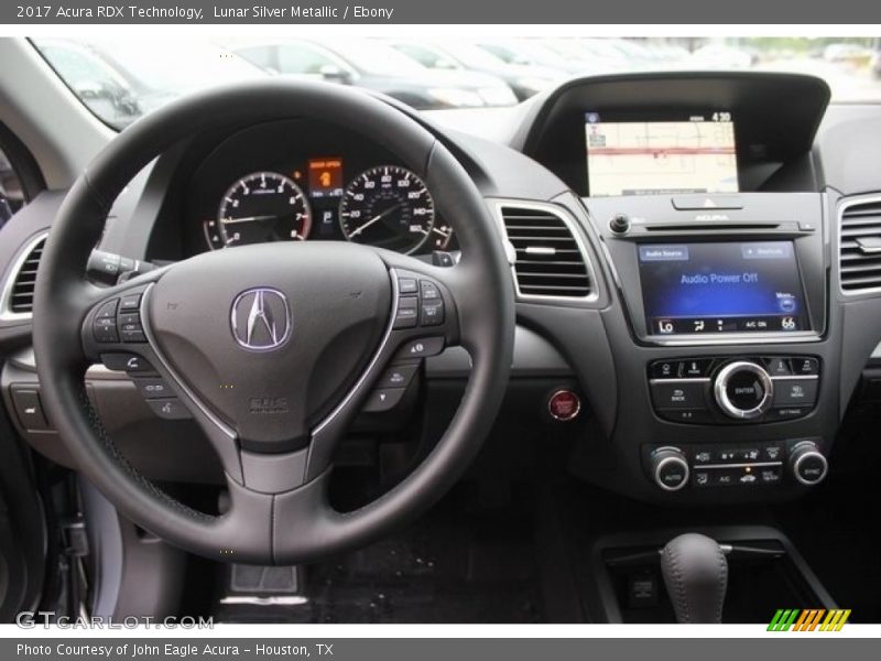 Lunar Silver Metallic / Ebony 2017 Acura RDX Technology