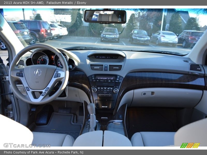 Palladium Metallic / Ebony 2013 Acura MDX SH-AWD
