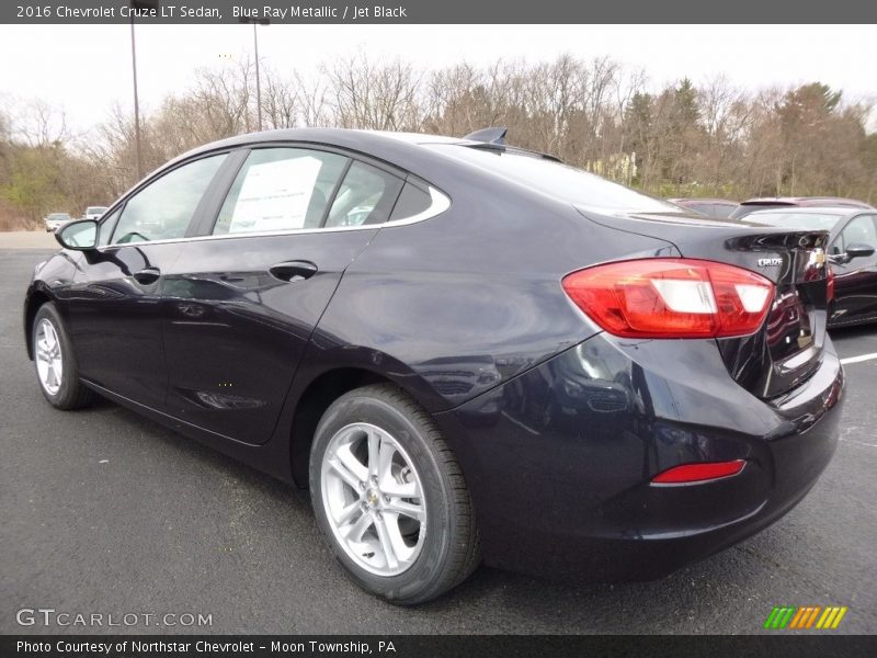 Blue Ray Metallic / Jet Black 2016 Chevrolet Cruze LT Sedan