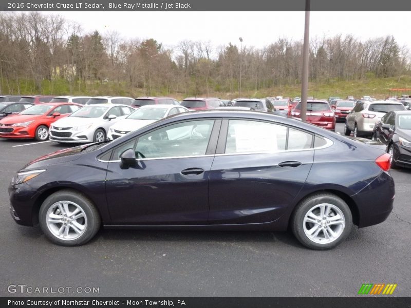 Blue Ray Metallic / Jet Black 2016 Chevrolet Cruze LT Sedan