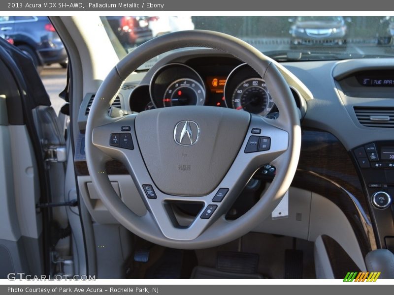 Palladium Metallic / Ebony 2013 Acura MDX SH-AWD