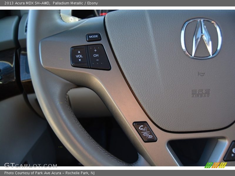 Palladium Metallic / Ebony 2013 Acura MDX SH-AWD
